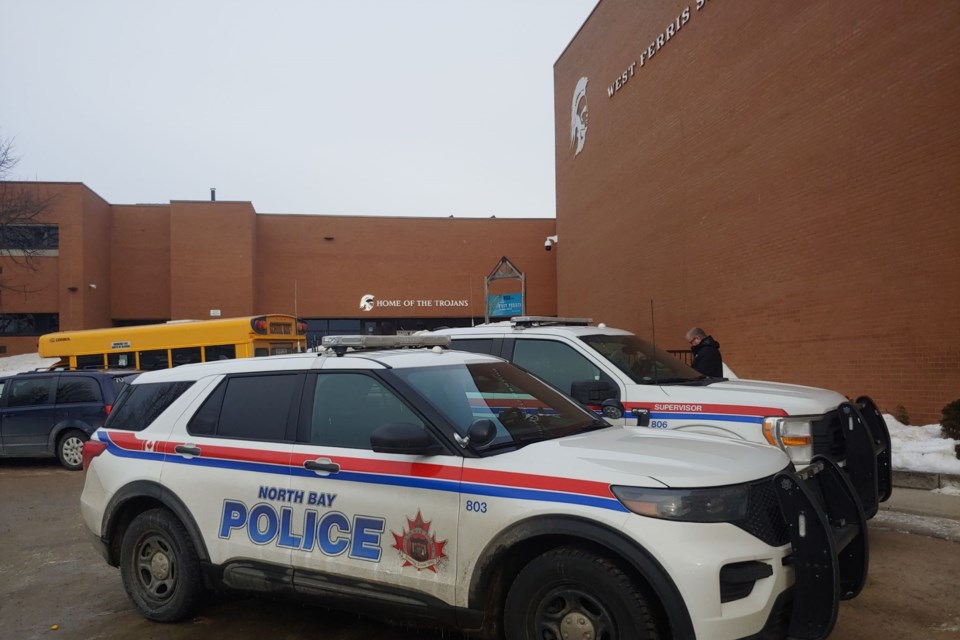 Police arrived at WFSS just after 3 p.m. on Thursday.